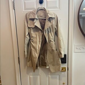 Michael Kors Tan Trench Coat